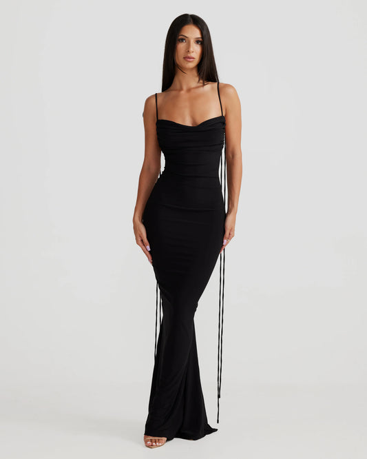 MELANI THE LABEL JIANI DRESS BLACK