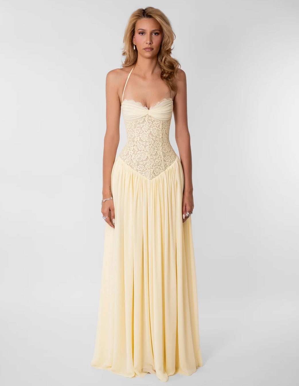 FENITY FAYE DRESS BUTTER YELLOW