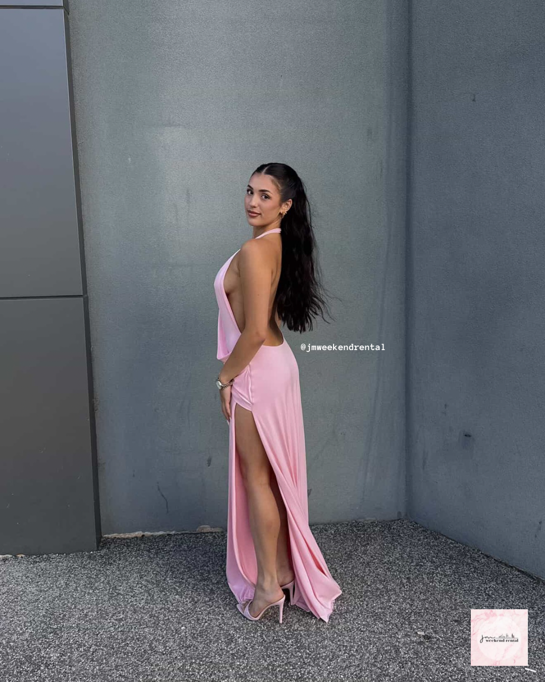 NATALIE ROLT WINONA GOWN PINK