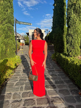 Load image into Gallery viewer, EFFIE KATS VERONA GOWN CHERRY RED
