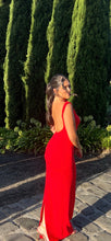 Load image into Gallery viewer, EFFIE KATS VERONA GOWN CHERRY RED
