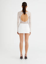 Load image into Gallery viewer, BENNI YANA LACE MINI DRESS WHITE
