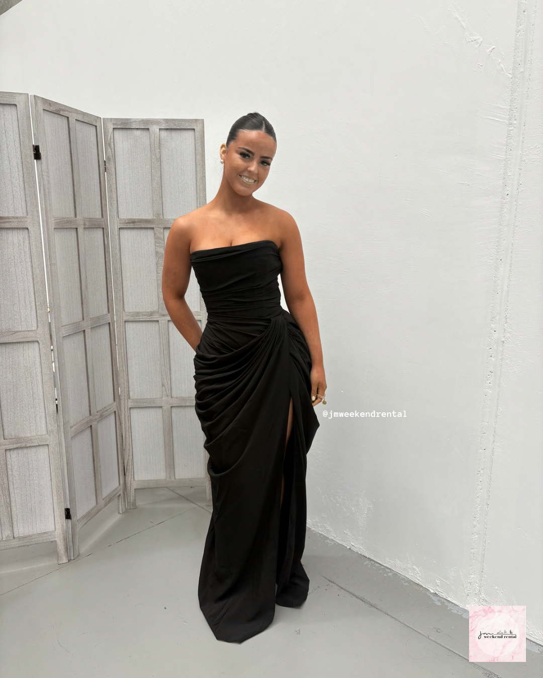 BABYBOO CYRA MAXI DRESS BLACK