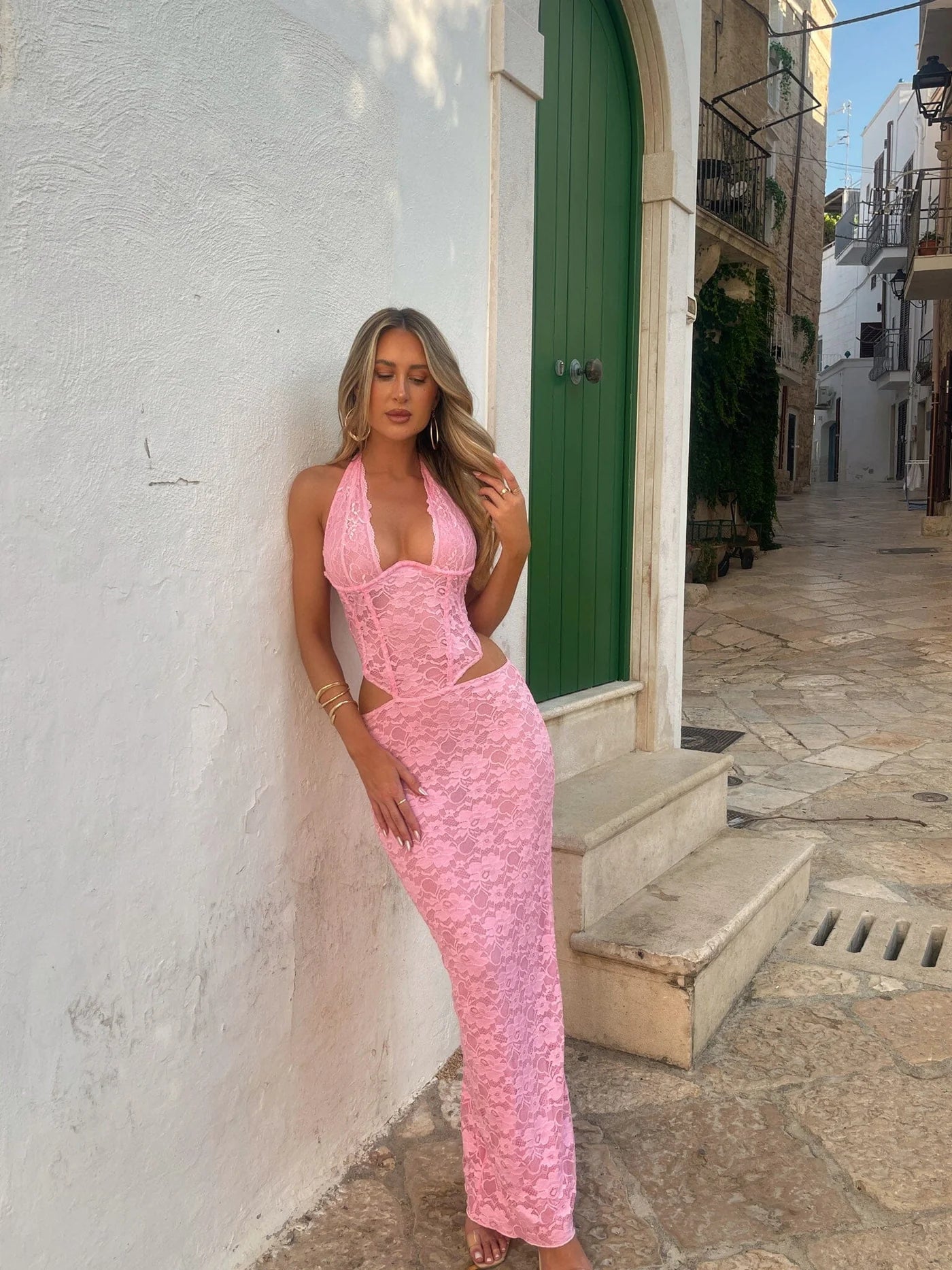 OUTCAST VIDA MAXI DRESS PINK