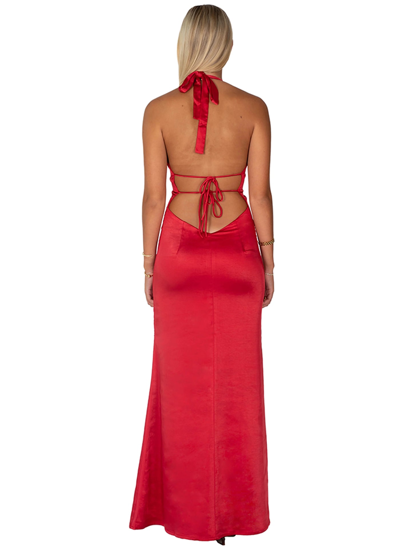I AM DELILAH MARGOT MAXI DRESS CHERRY
