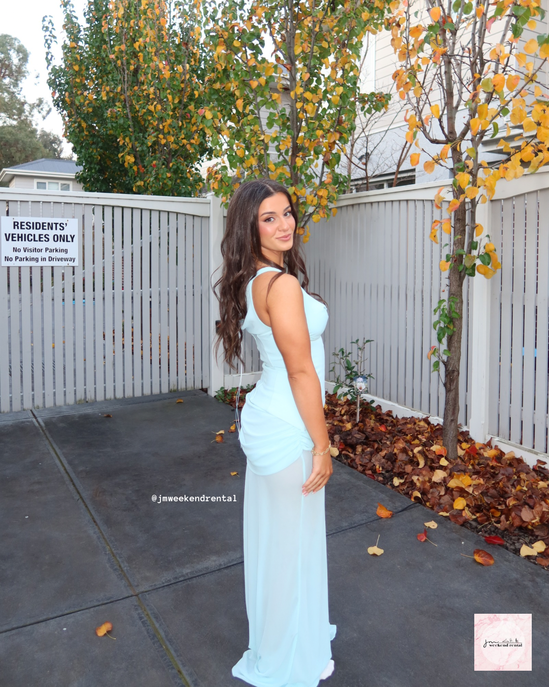 NATALIE ROLT CADENCE GOWN BLUE