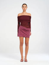 Load image into Gallery viewer, BENNI LUCA MINI DRESS PLUM
