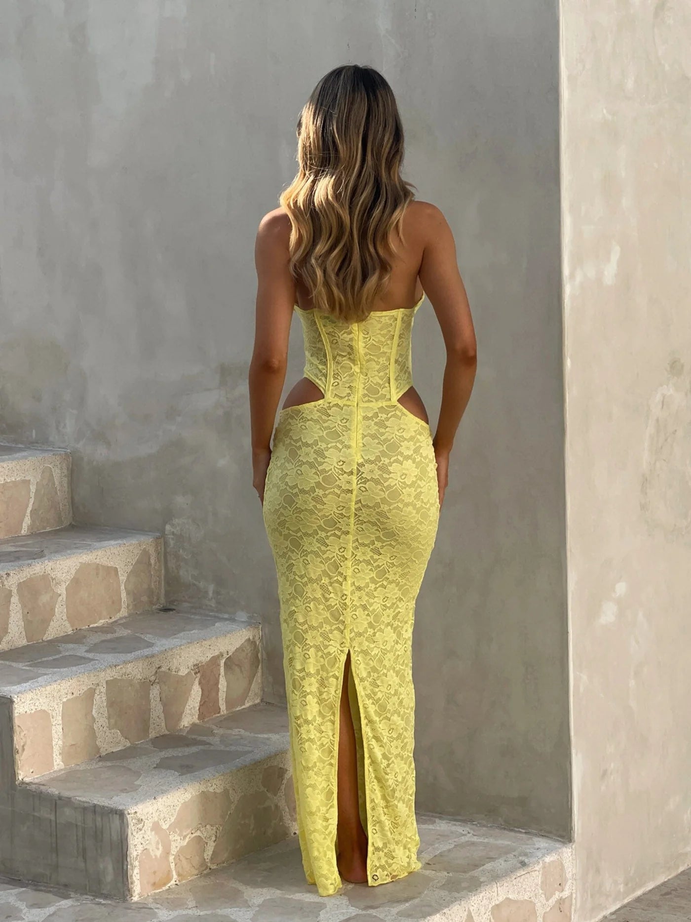 OUTCAST VIDA MAXI DRESS YELLOW