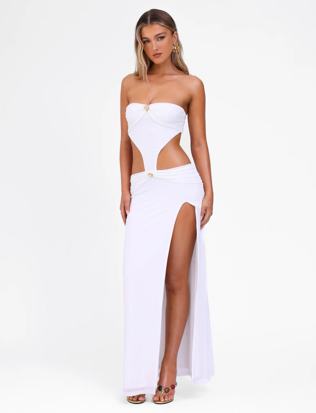 TIGERMIST KYNLEE DRESS WHITE