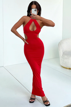 Load image into Gallery viewer, THATS SO FETCH GIANNA MAXI DRESS RED
