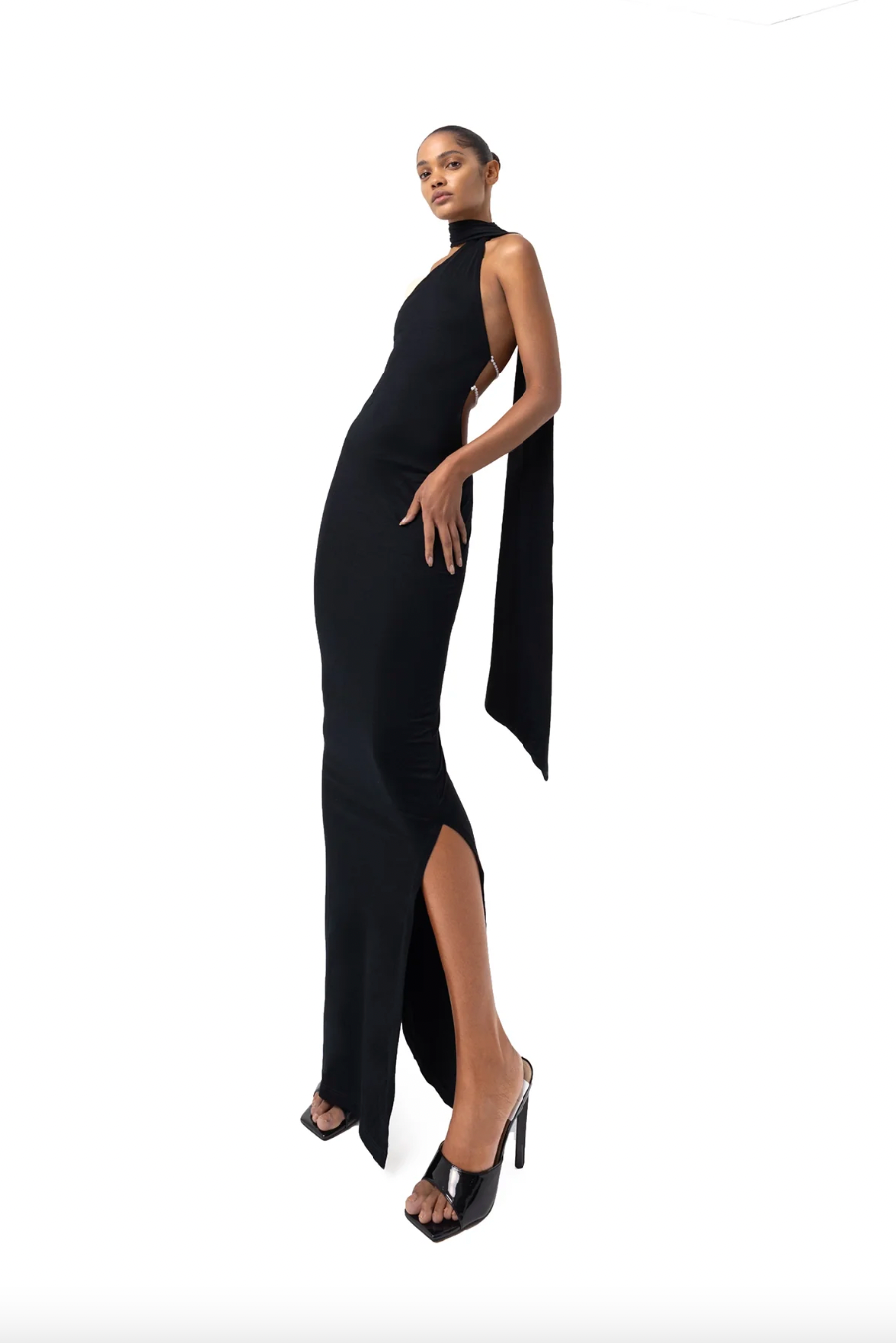 KHANUMS KARA PEARL MAXI DRESS