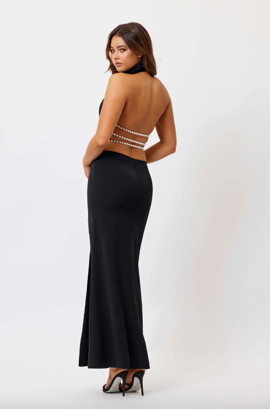 BIANCA AND BRIDGETT SARA PEARL DRESS