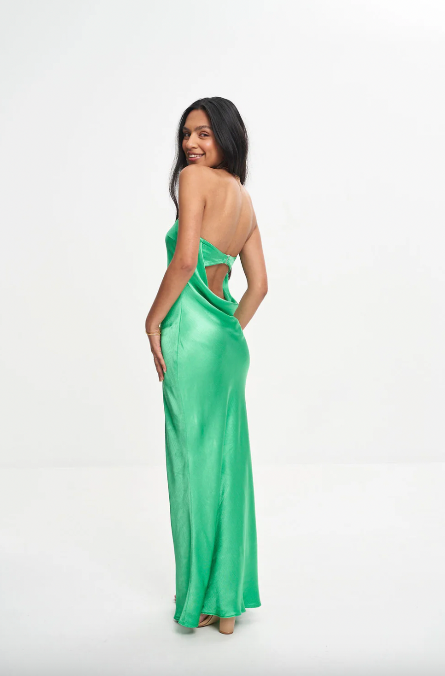 BEC AND BRIDGE MOON DANCE DRESS EMERALD GREEN