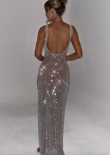 Load image into Gallery viewer, BABYBOO PETRA MAXI DRESS SILVER
