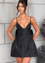 Load image into Gallery viewer, BABYBOO ZOELLA MINI DRESS BLACK
