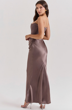Load image into Gallery viewer, HOUSE OF CB PERSEPHONE MAXI DRESS SMOKE
