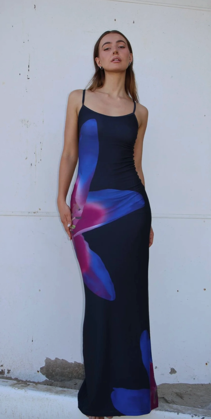 ONLINE WAREHOUSE SALE: WITH HARPER LU MIDNIGHT LILY DRESS