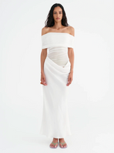 Load image into Gallery viewer, ONLINE WAREHOUSE SALE: BENNI NICO MAXI DRESS WHITE
