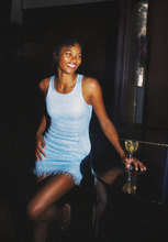 Load image into Gallery viewer, ONLINE WAREHOUSE SALE: ASTA RESORT NATALIA MINI DRESS BLUE
