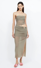 Load image into Gallery viewer, ONLINE WAREHOUSE SALE: BEC AND BRIDGE IONA MIDI DRESS TAUPE
