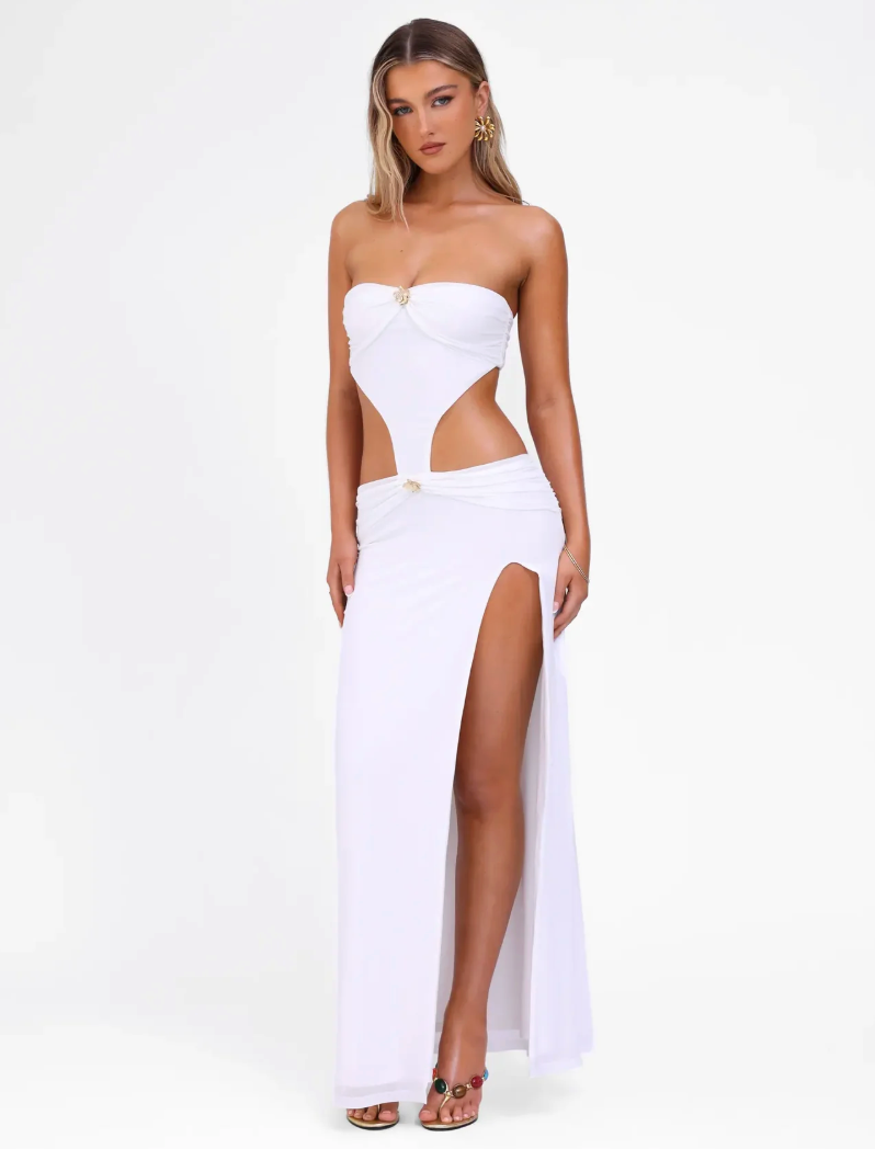 ONLINE WAREHOUSE SALE: TIGERMIST KYNLEE DRESS WHITE