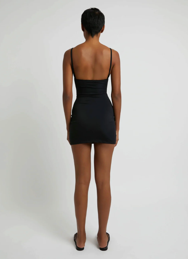 ONLINE WAREHOUSE SALE: CHRISTOPHER ESBER ORBIT MINI DRESS BLACK