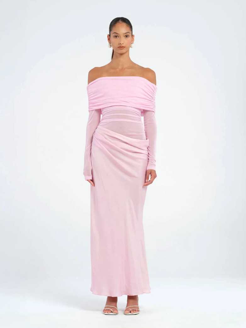 ONLINE WAREHOUSE SALE: BENNI YASMIN MAXI DRESS PINK