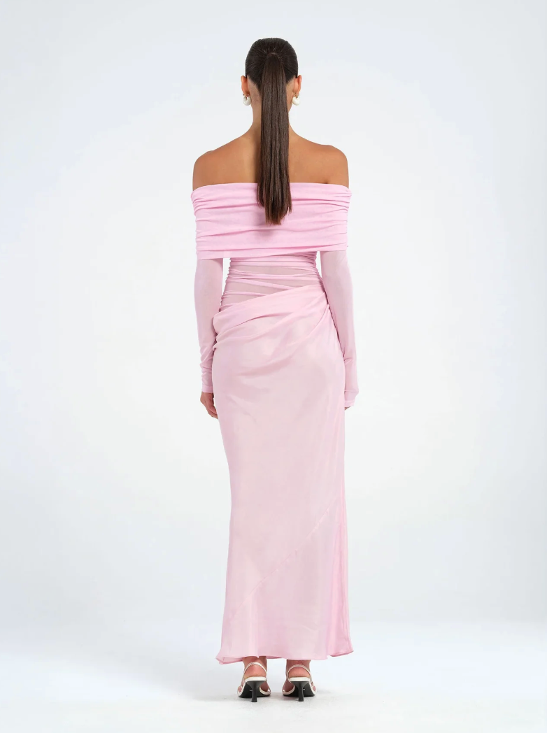 ONLINE WAREHOUSE SALE: BENNI YASMIN MAXI DRESS PINK