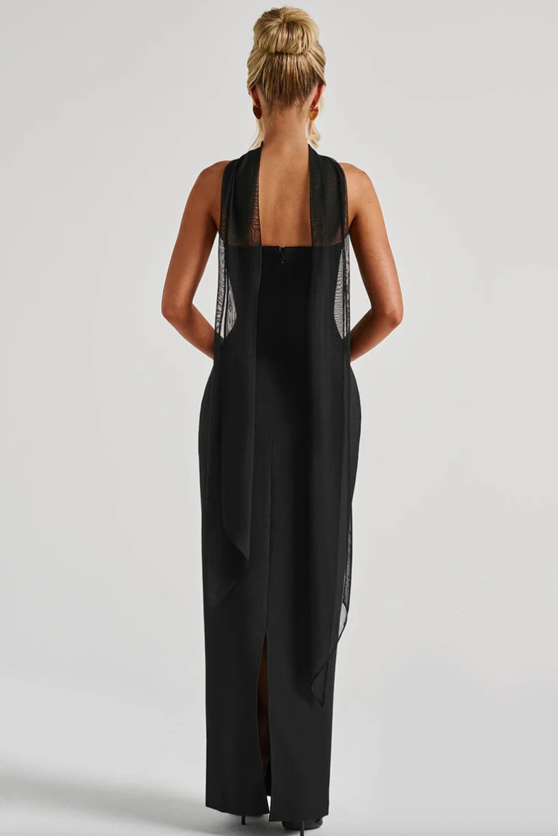 BABYBOO YULIA MAXI DRESS BLACK