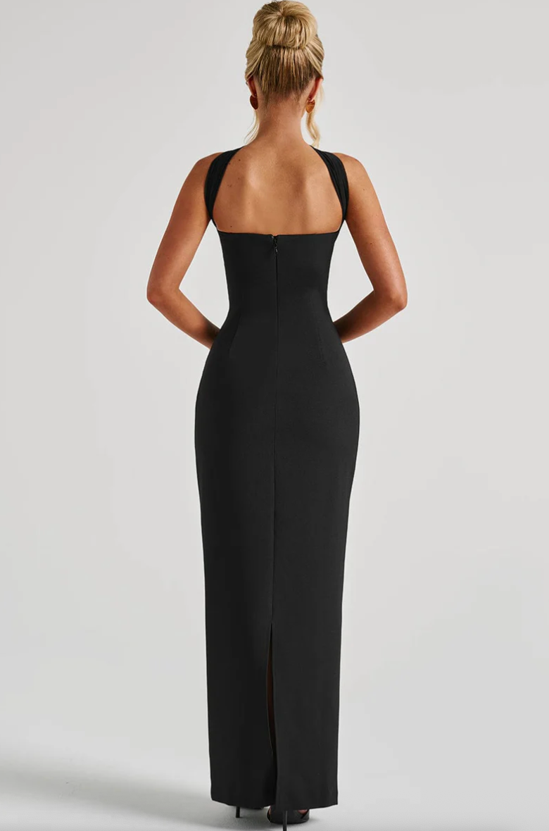 BABYBOO YULIA MAXI DRESS BLACK