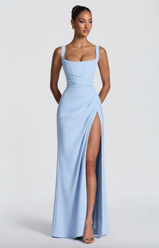 BABYBOO LALEH MAXI DRESS GLACIER BLUE