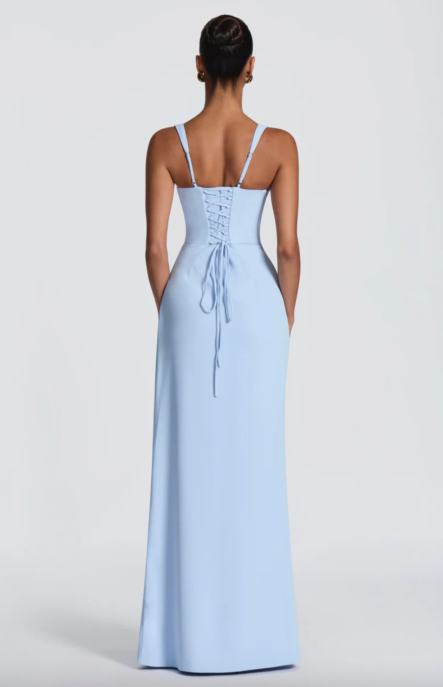 BABYBOO LALEH MAXI DRESS GLACIER BLUE