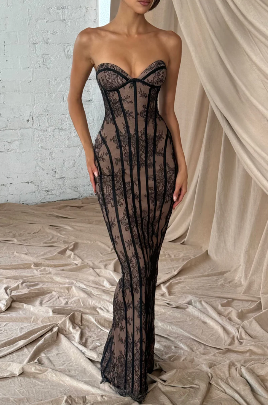 BABYBOO SIAN MAXI DRESS BLACK