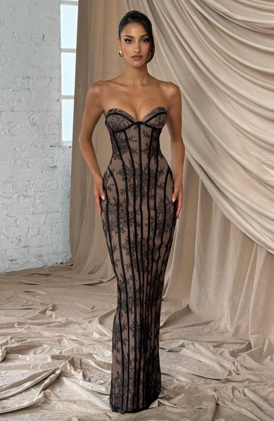 BABYBOO SIAN MAXI DRESS BLACK
