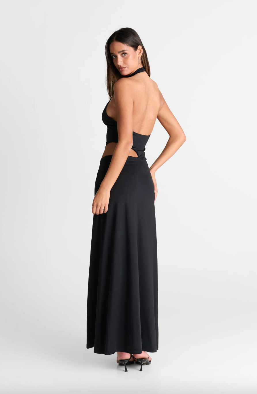SASHA THERESE AURORA MAXI DRESS BLACK