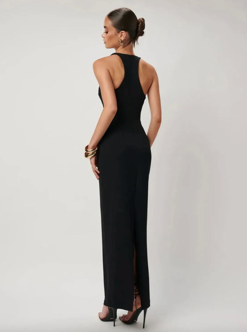 EFFIE KATS EIZA GOWN BLACK