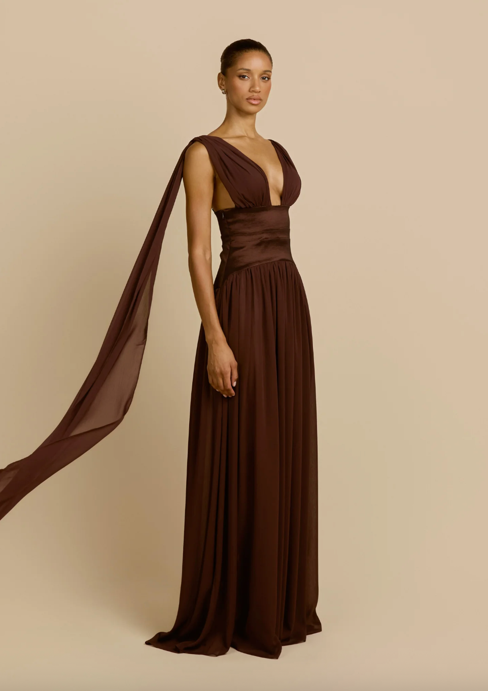 ARCINA ORI RAMONA DRESS CACAO