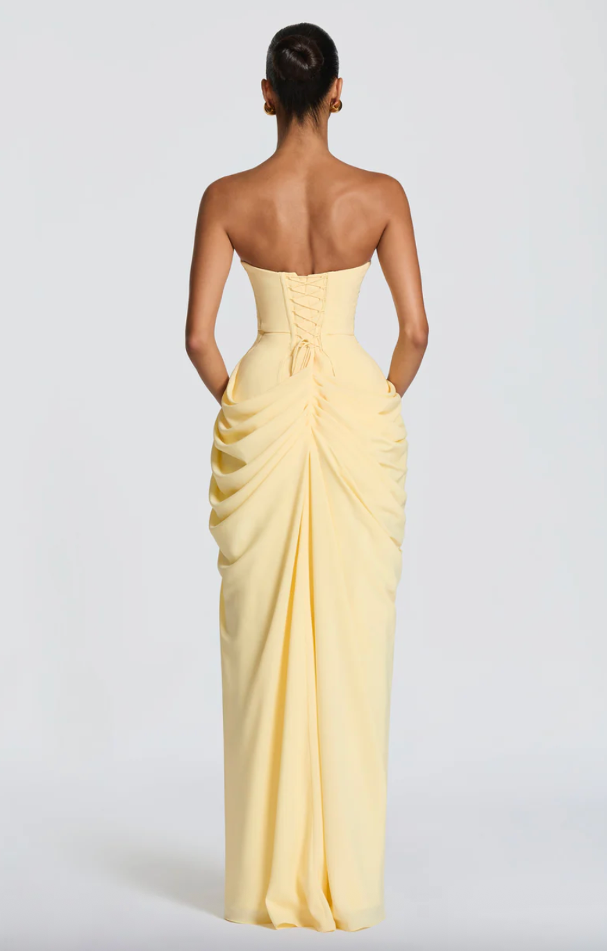 BABYBOO CYRA MAXI DRESS YELLOW