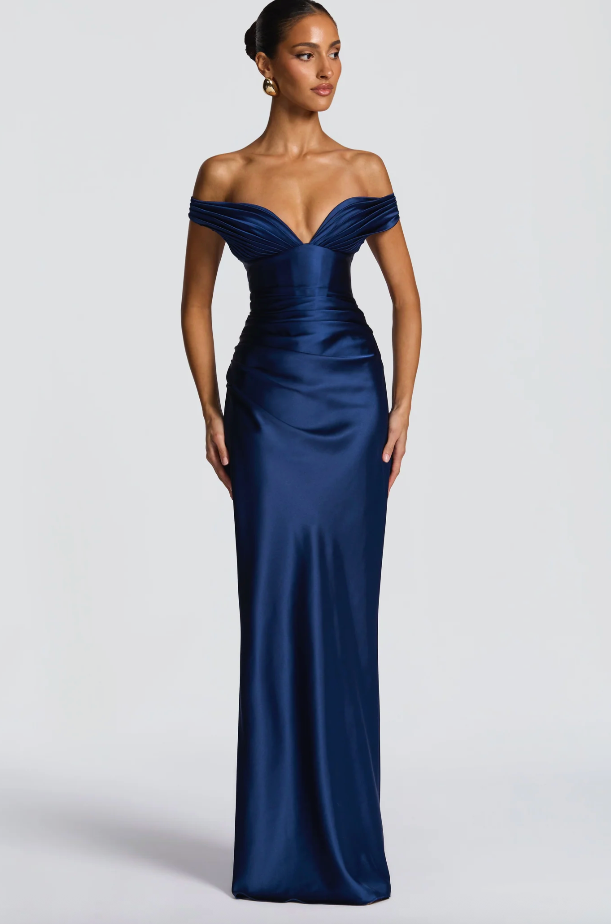 BABYBOO AURELIA MAXI DRESS NAVY