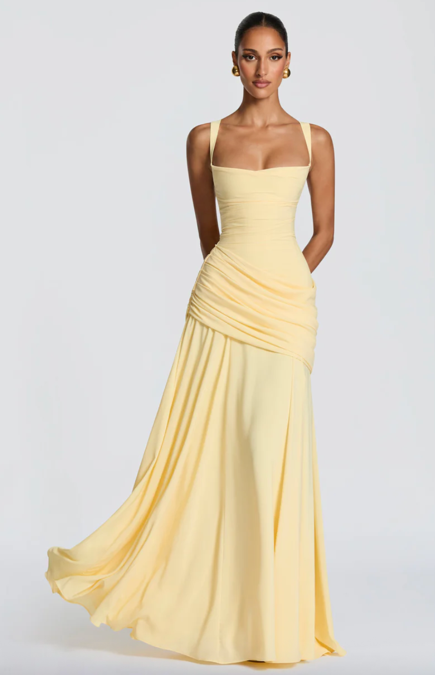BABYBOO SURA MAXI DRESS YELLOW