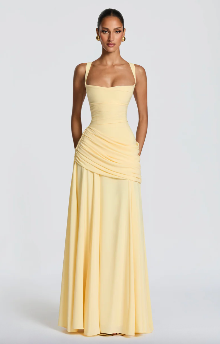 BABYBOO SURA MAXI DRESS YELLOW