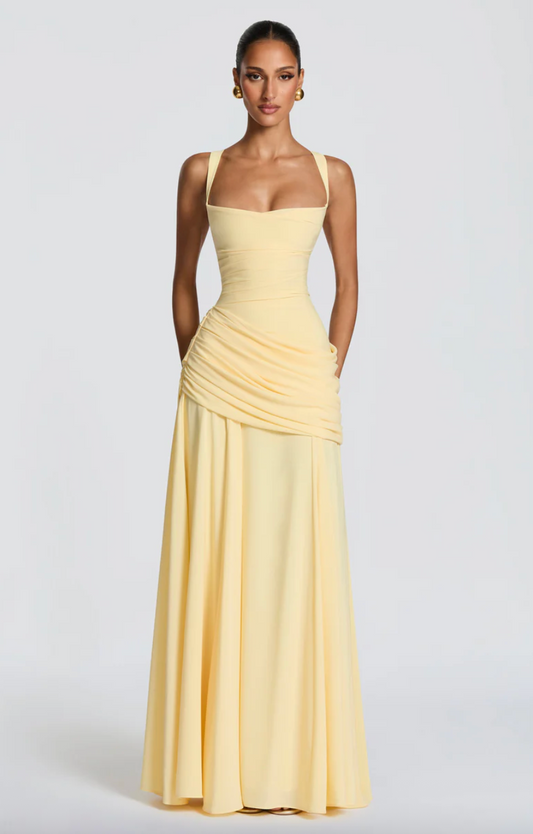 BABYBOO SURA MAXI DRESS YELLOW