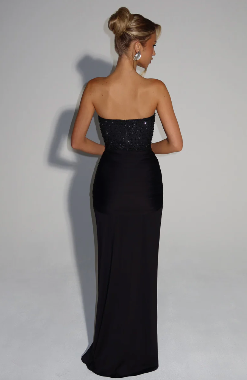 BABYBOO CARINA MAXI DRESS BLACK