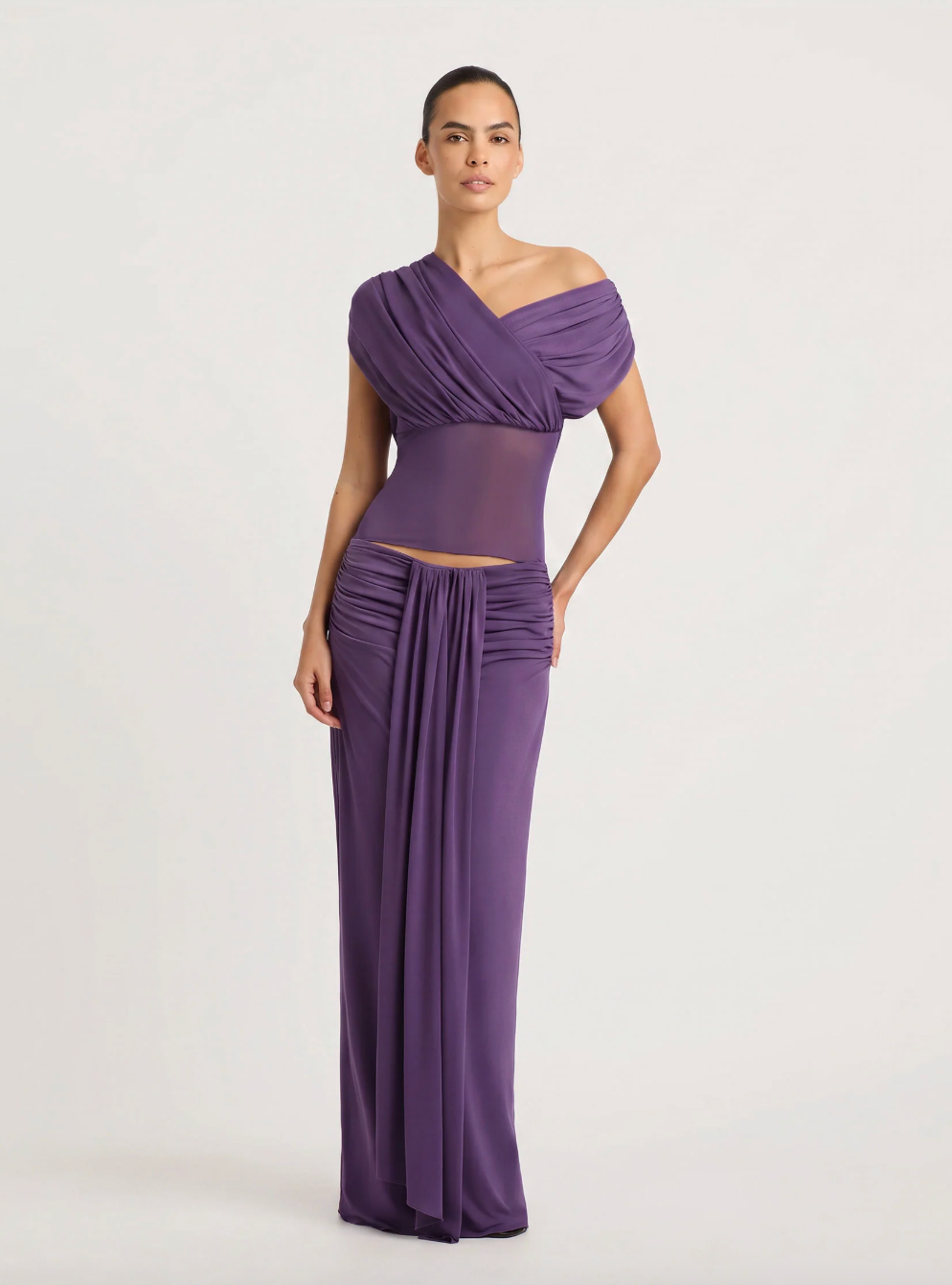 BENNI CELIA MAXI DRESS GRAPE