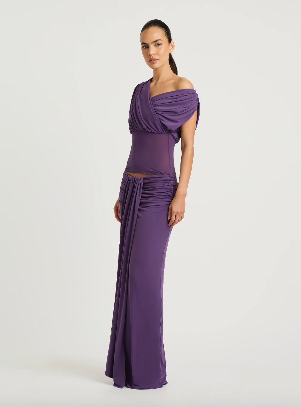 BENNI CELIA MAXI DRESS GRAPE