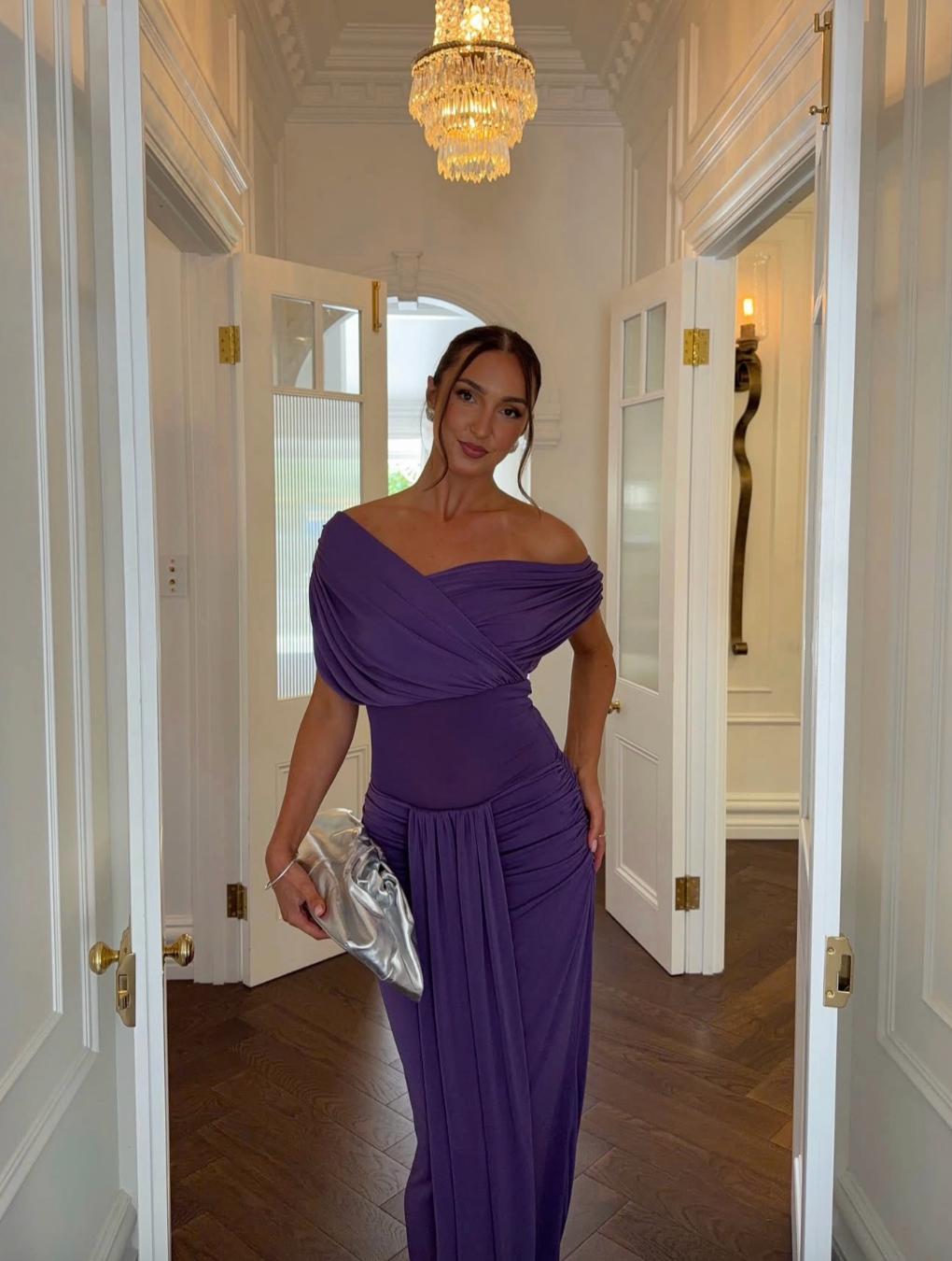 BENNI CELIA MAXI DRESS GRAPE