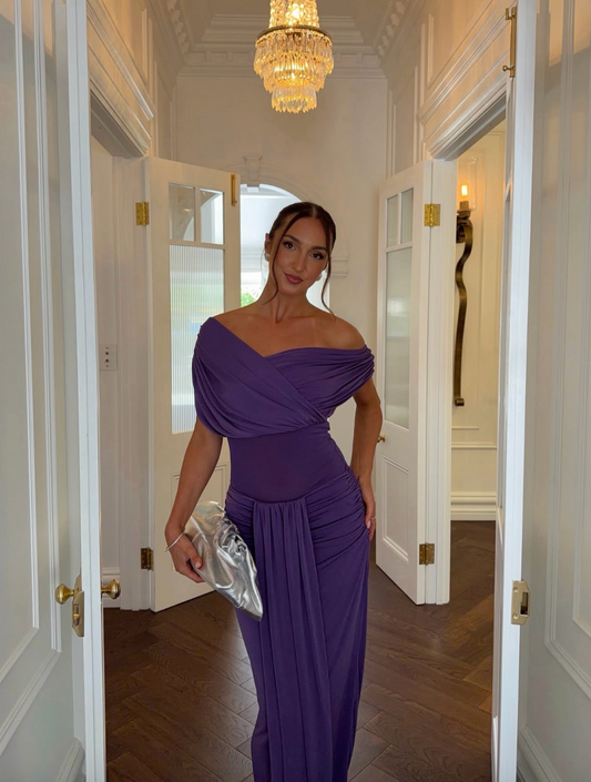 BENNI CELIA MAXI DRESS GRAPE