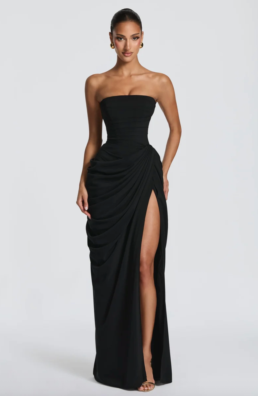 BABYBOO CYRA MAXI DRESS BLACK