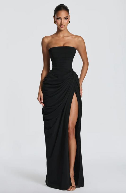 BABYBOO CYRA MAXI DRESS BLACK