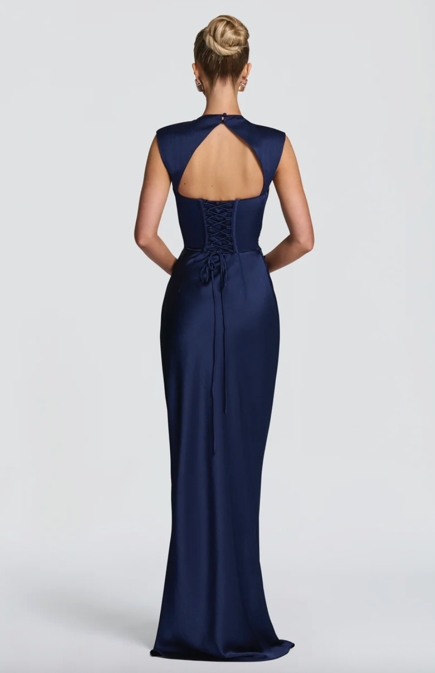 BABYBOO AVIELLE MAXI DRESS NAVY